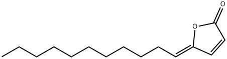 5-[(Z)-ウンデシリデン]-2(5H)-フラノン 化学構造式