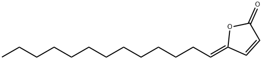 (Z)-5-tridecylidenefuran-2(5H)-one,77085-65-5,结构式