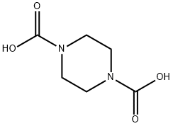 1,4-Piperazinedicarboxylicacid(7CI,9CI) Structure