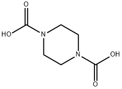 哌嗪-1,4-二羧酸 结构式