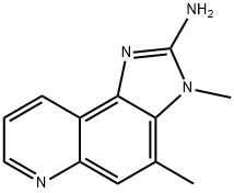 2-氨基-3,4-二甲基-3H-咪唑并喹啉 结构式
