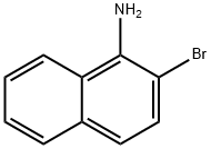 1-アミノ-2-ブロモナフタレン 化学構造式