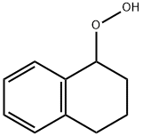 1-ヒドロペルオキシ-1,2,3,4-テトラヒドロナフタレン 化学構造式