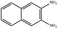 2,3-ジアミノナフタレン 化学構造式