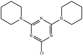 2-Chloro-4,6-di(1-piperidinyl)-1,3,5-triazine,7710-36-3,结构式