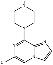 6-氯-8-(哌嗪-1-基)吲哚[1,2-A]吡嗪, 77111-80-9, 结构式