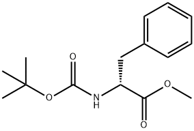 BOC-D-フェニルアラニンメチルエステル 化学構造式