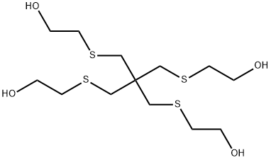 Tetrakis[(2-hydroxyethyl)thiomethyl]methane 结构式
