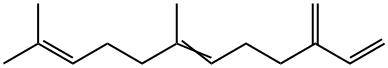 7,11-dimethyl-3-methylenedodeca-1,6,10-triene Struktur