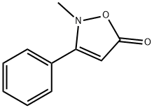 2-methyl-3-phenyl-(2H)isoxazol-5-one  Structure
