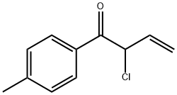 3-Buten-1-one, 2-chloro-1-(4-methylphenyl)- (9CI) Structure