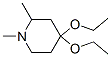 Piperidine, 4,4-diethoxy-1,2-dimethyl- (9CI),771413-96-8,结构式