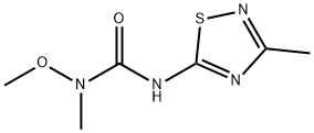 Urea, N-methoxy-N-methyl-N-(3-methyl-1,2,4-thiadiazol-5-yl)- (9CI),771427-25-9,结构式