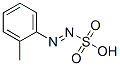 Diazenesulfonic acid, (2-methylphenyl)- (9CI) Struktur