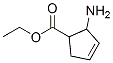 3-Cyclopentene-1-carboxylicacid,2-amino-,ethylester(9CI) 化学構造式