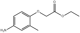 Acetic acid, (4-amino-2-methylphenoxy)-, ethyl ester (9CI) Structure