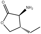 2(3H)-Furanone,3-amino-4-ethyldihydro-,(3S,4S)-(9CI) 化学構造式