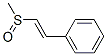 [2-(Methylsulfinyl)ethenyl]benzene 结构式