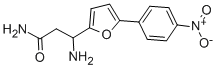 3-氨基-3-(5-(4-硝基苯基)呋喃-2-基)丙酰胺 结构式