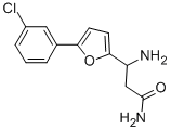 3-AMINO-3-[5-(3-CHLOROPHENYL)-FURAN-2-YL]-PROPIONIC ACID AMIDE|