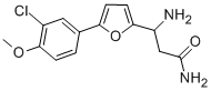 3-AMINO-3-[5-(3-CHLORO-4-METHOXYPHENYL)-FURAN-2-YL]-PROPIONIC ACID AMIDE Structure