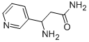 3-Amino-3-pyridin-3-yl-propionic acid amide 化学構造式