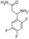 3-AMINO-3-(2,4,5-TRIFLUORO-PHENYL)-PROPIONIC ACID AMIDE 结构式