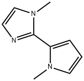 1H-Imidazole,1-methyl-2-(1-methyl-1H-pyrrol-2-yl)-(9CI) 结构式