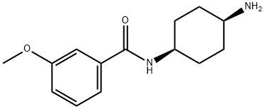 Benzamide, N-(cis-4-aminocyclohexyl)-3-methoxy- (9CI) 化学構造式