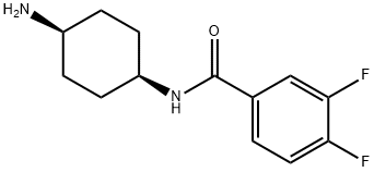 Benzamide, N-(cis-4-aminocyclohexyl)-3,4-difluoro- (9CI),771545-82-5,结构式