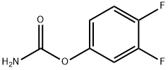 Phenol, 3,4-difluoro-, carbamate (9CI) 化学構造式