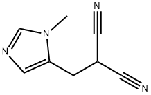 Propanedinitrile, [(1-methyl-1H-imidazol-5-yl)methyl]- (9CI) 结构式