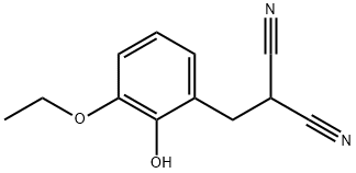 Propanedinitrile, [(3-ethoxy-2-hydroxyphenyl)methyl]- (9CI) Structure