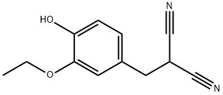 Propanedinitrile, [(3-ethoxy-4-hydroxyphenyl)methyl]- (9CI) Structure