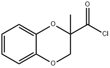 1,4-Benzodioxin-2-carbonyl chloride, 2,3-dihydro-2-methyl- (9CI) Structure