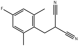 Propanedinitrile, [(4-fluoro-2,6-dimethylphenyl)methyl]- (9CI) Structure