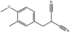 Propanedinitrile, [(4-methoxy-3-methylphenyl)methyl]- (9CI) Struktur