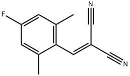 Propanedinitrile, [(4-fluoro-2,6-dimethylphenyl)methylene]- (9CI) Struktur
