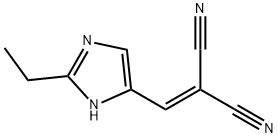 Propanedinitrile,  [(2-ethyl-1H-imidazol-4-yl)methylene]-  (9CI) 结构式