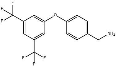 4-[3,5-bis(trifluoroMethyl)phenoxy]benzyllaMine Structure