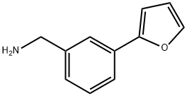 3-(呋喃-2-基)苯基]甲胺 结构式