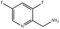 3,5-二氟吡啶-2-甲胺, 771574-56-2, 结构式