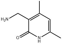 3-(氨基甲基)-4,6-二甲基-1,2-二氢吡啶-2-酮,771579-27-2,结构式