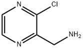 (3-クロロピラジン-2-イル)メチルアミン 化学構造式