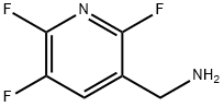 3-Pyridinemethanamine,2,5,6-trifluoro-(9CI) 结构式
