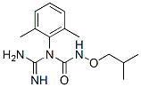 1-(2,6-dimethylphenyl)-3-isobutoxyamidinourea,77160-13-5,结构式