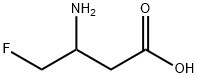 3-amino-4-fluorobutanoic acid Struktur