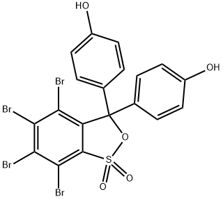 3,4,5,6-四溴酚磺酞 结构式
