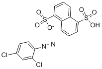 2,4-DICHLOROPHENYLDIAZONIUM-1,5-NAPHTHAL|2,4-二氯苯基重氮-1,5-萘二磺酸盐