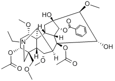 Acetylaconitine Structure